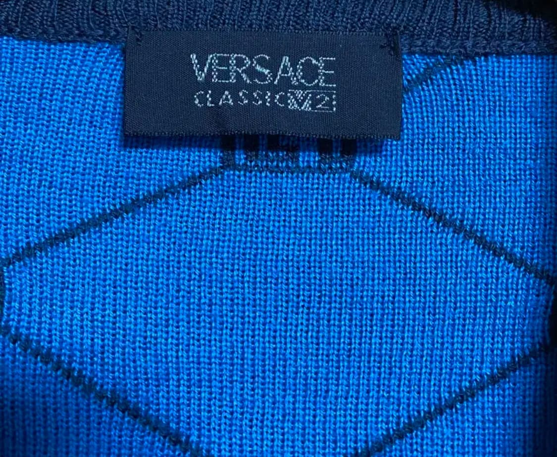 베르사체 니트 집업 자겟 상품이미지3