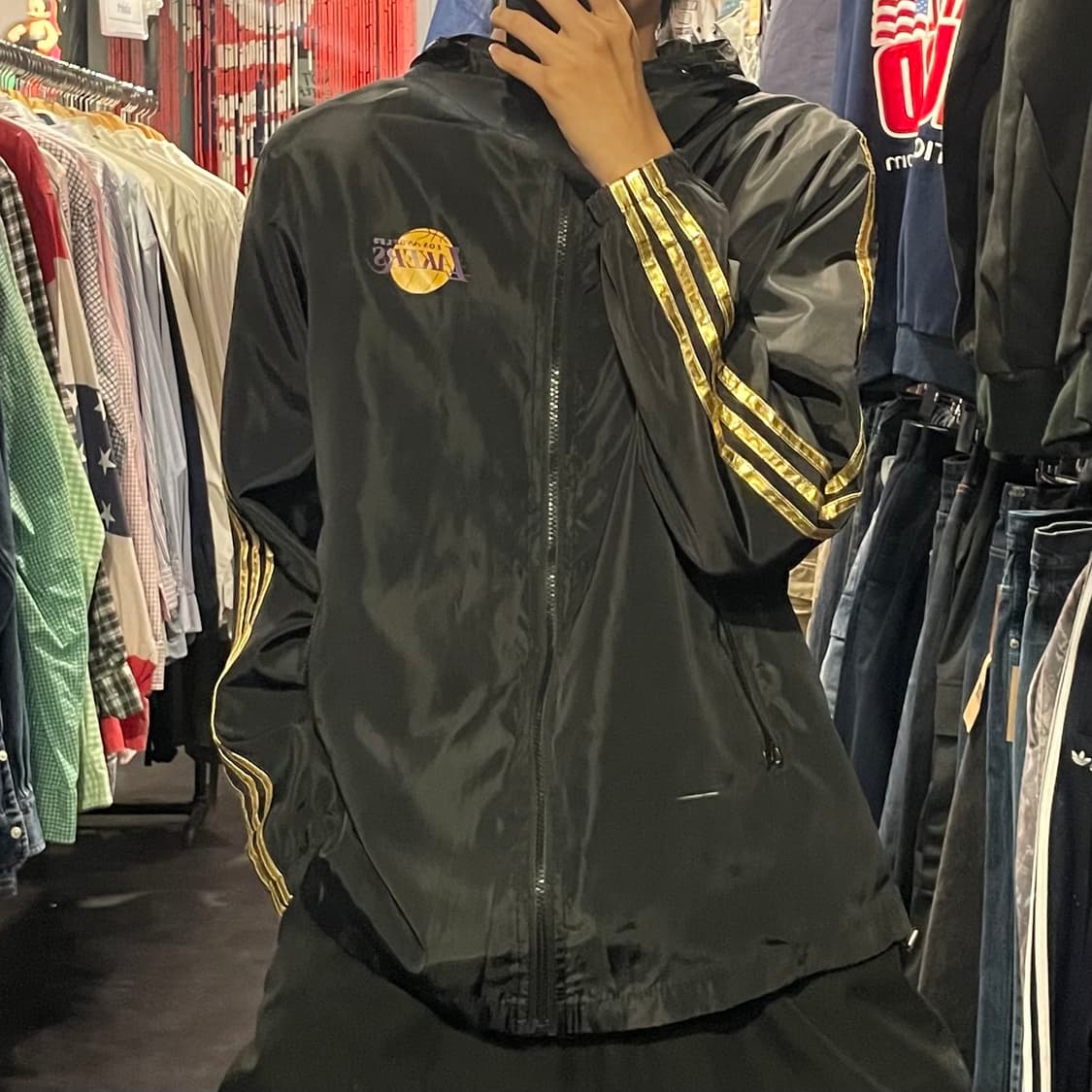 [IM] Lakers 레이커스 블랙 바막 (후드O) 상품이미지1