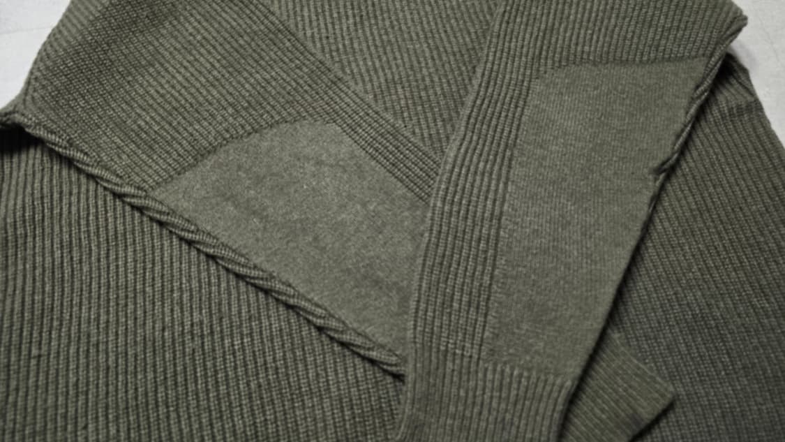 레어) L.L.BEAN 엘엘빈 메리노울 100% 카모 니트 XXL 상품이미지3