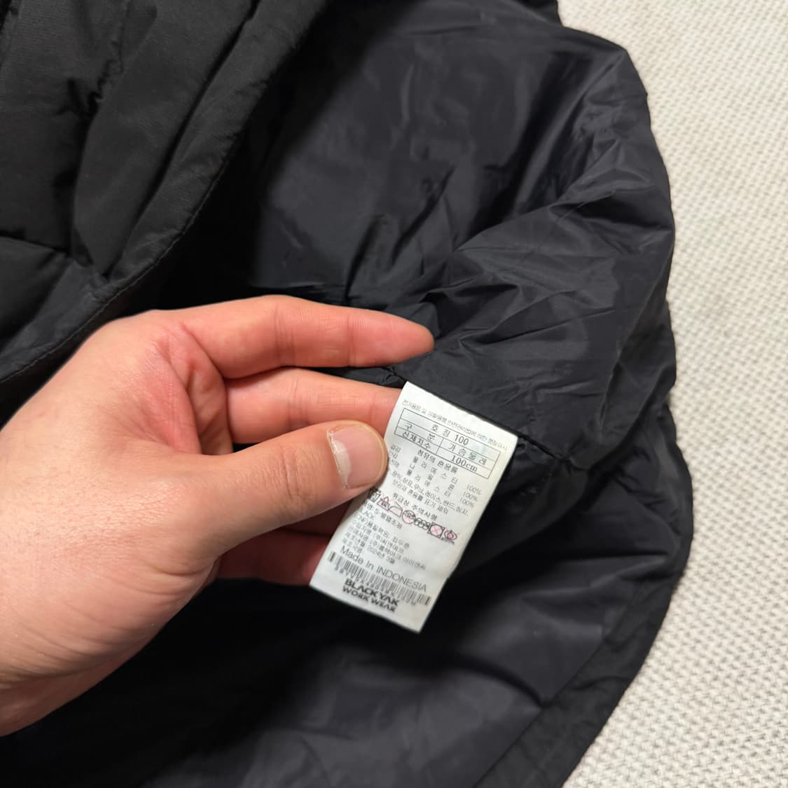 블랙야크 워크 웨어 경량 패딩조끼 상품이미지4