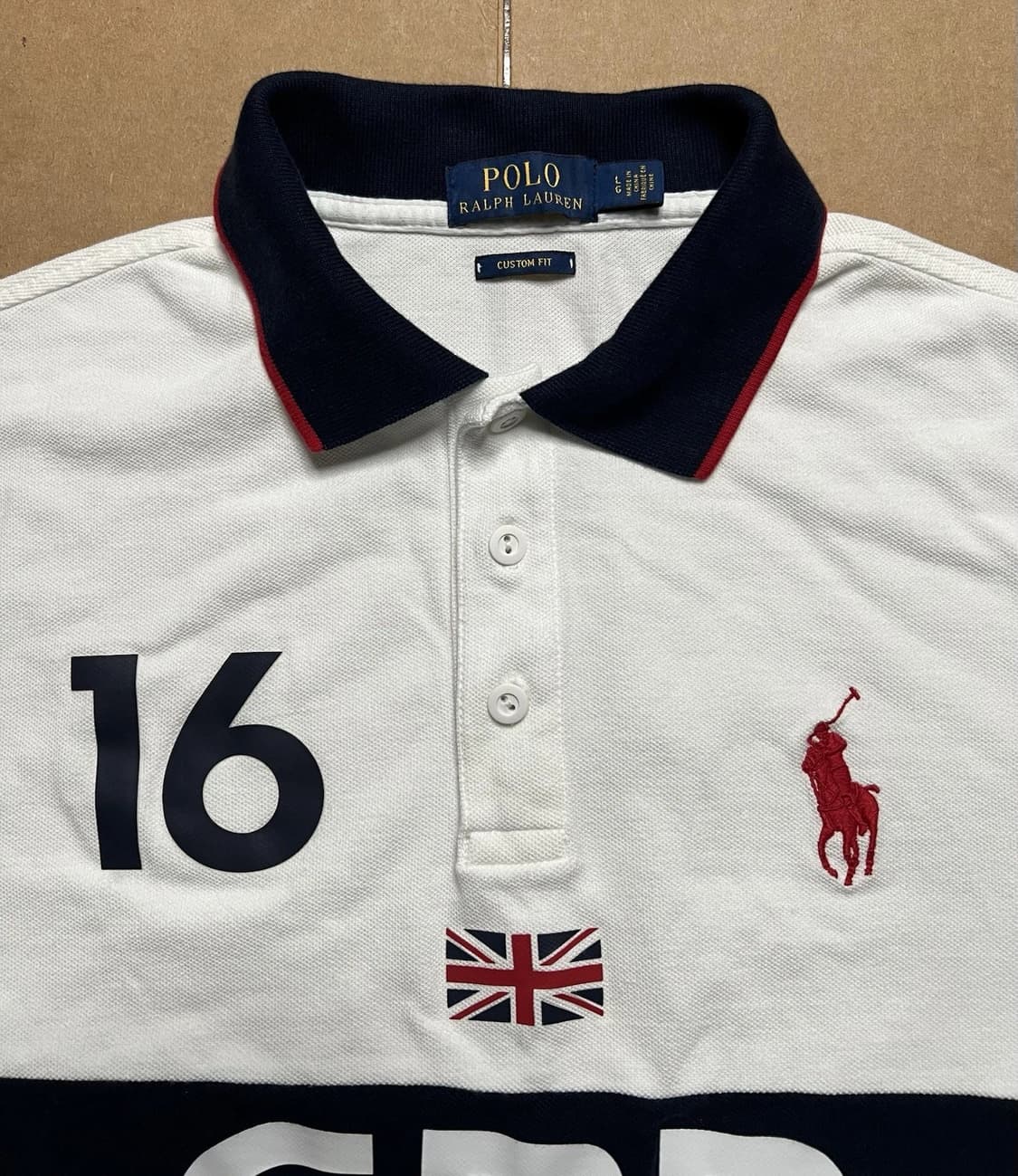 폴로 랄프로렌 그레이트 브리튼 GBR 빅포니 카라티 상품이미지2