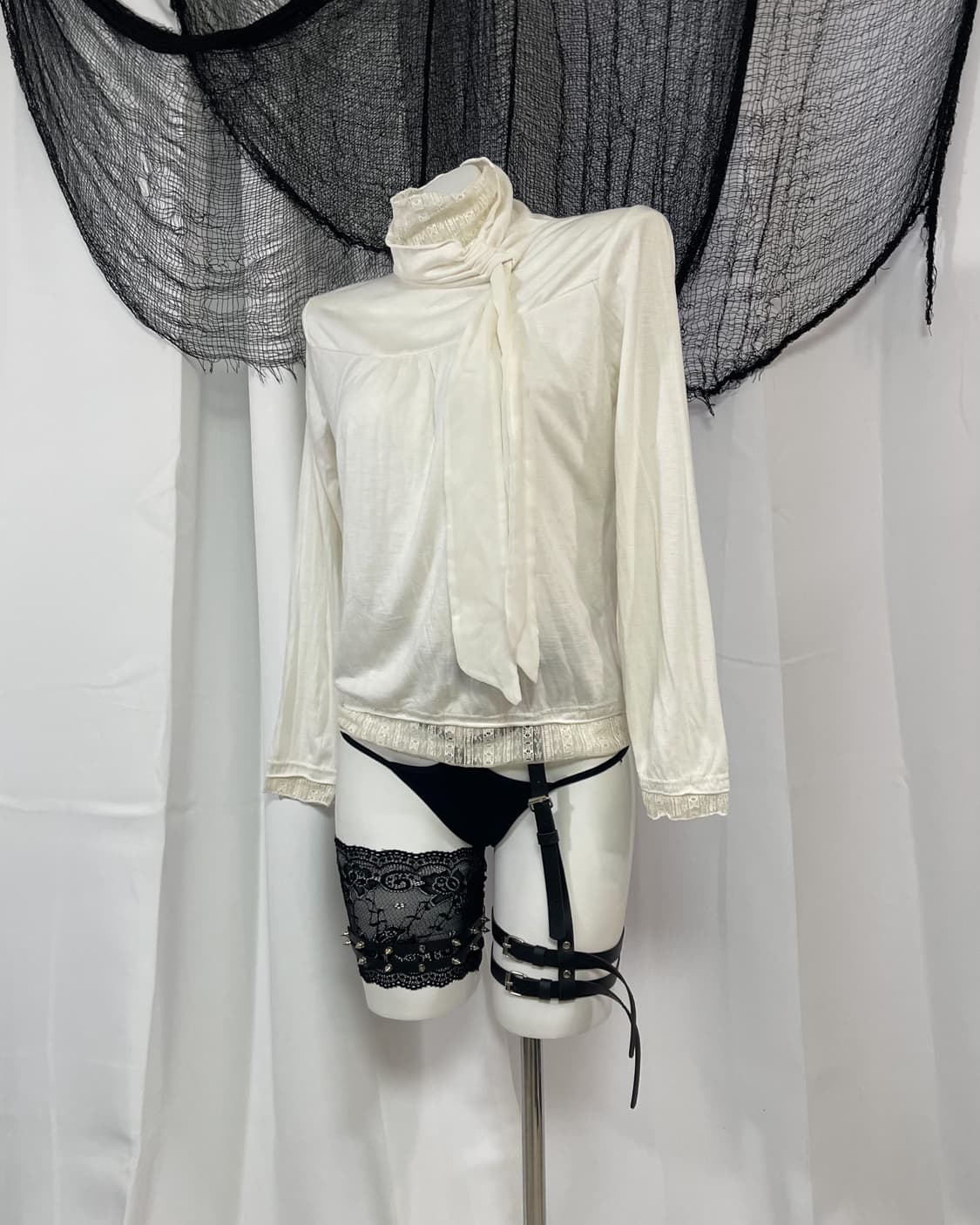 lace turtleneck t-shirt 상품이미지2