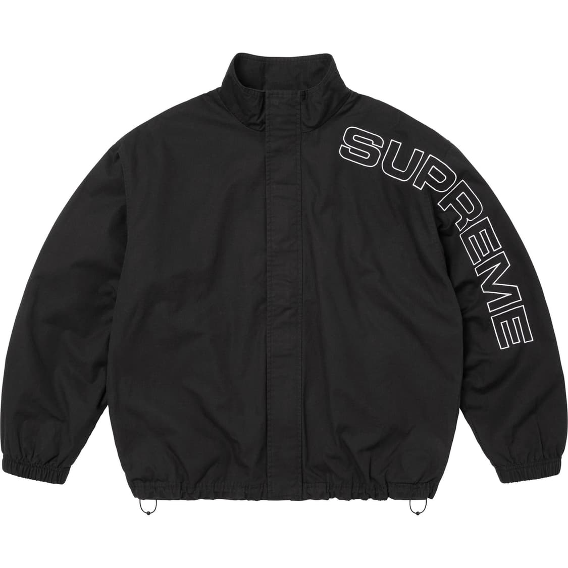 슈프림 스펠아웃 자수 립스탑 트랙 자켓 블랙 - 25FW M  상품이미지1