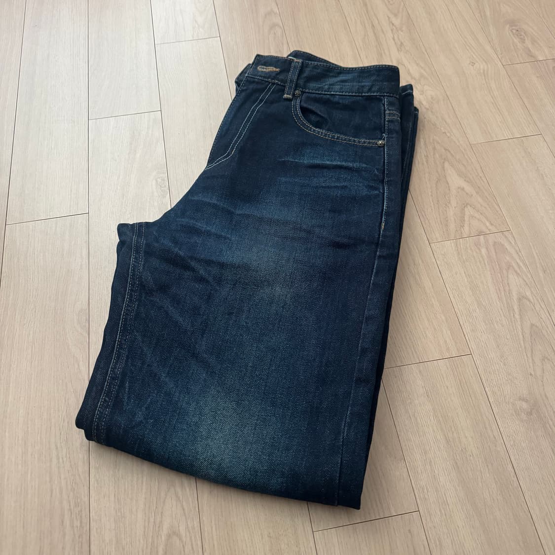 글로니 93 MID-RISE LOOSE FIT JEANS (인디고,xs) 상품이미지4
