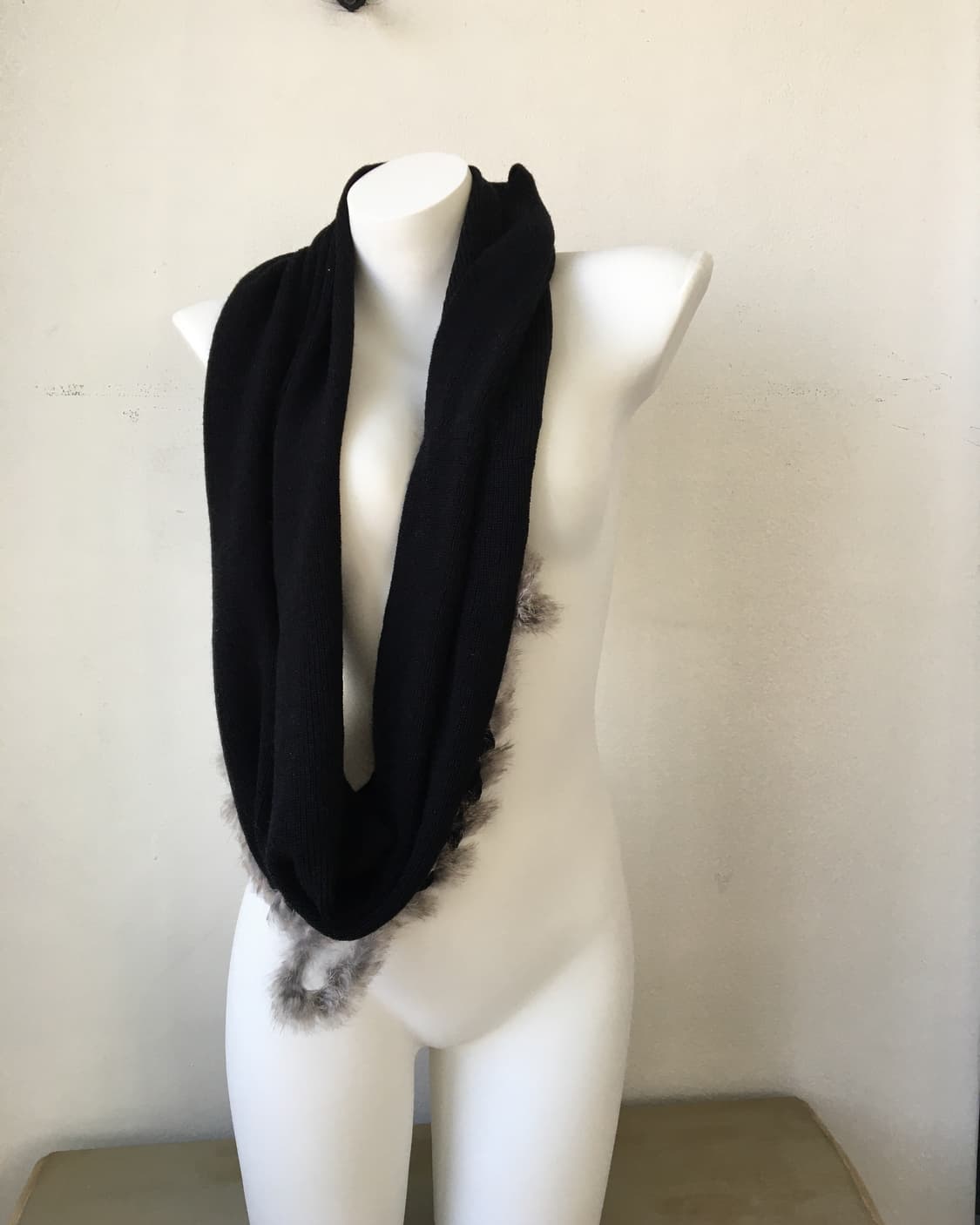  rabbit fur trimming neck warmer 상품이미지2