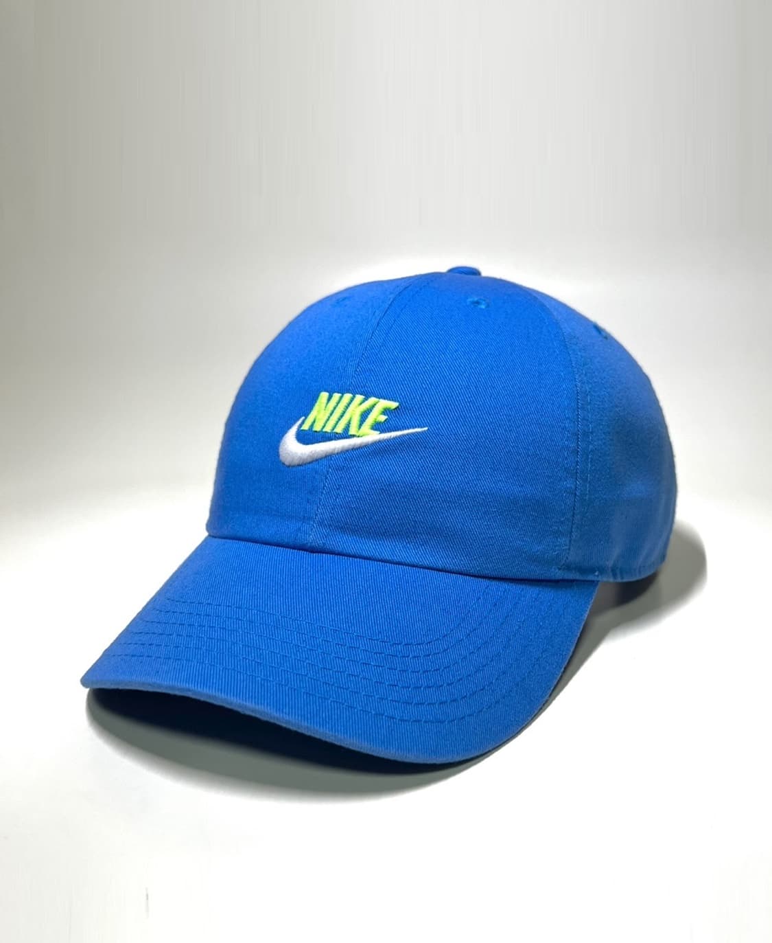 NIKE 나이키 빈티지 헤리티지86 스카이블루/형광노랑 볼캡 모자 운동 상품이미지2