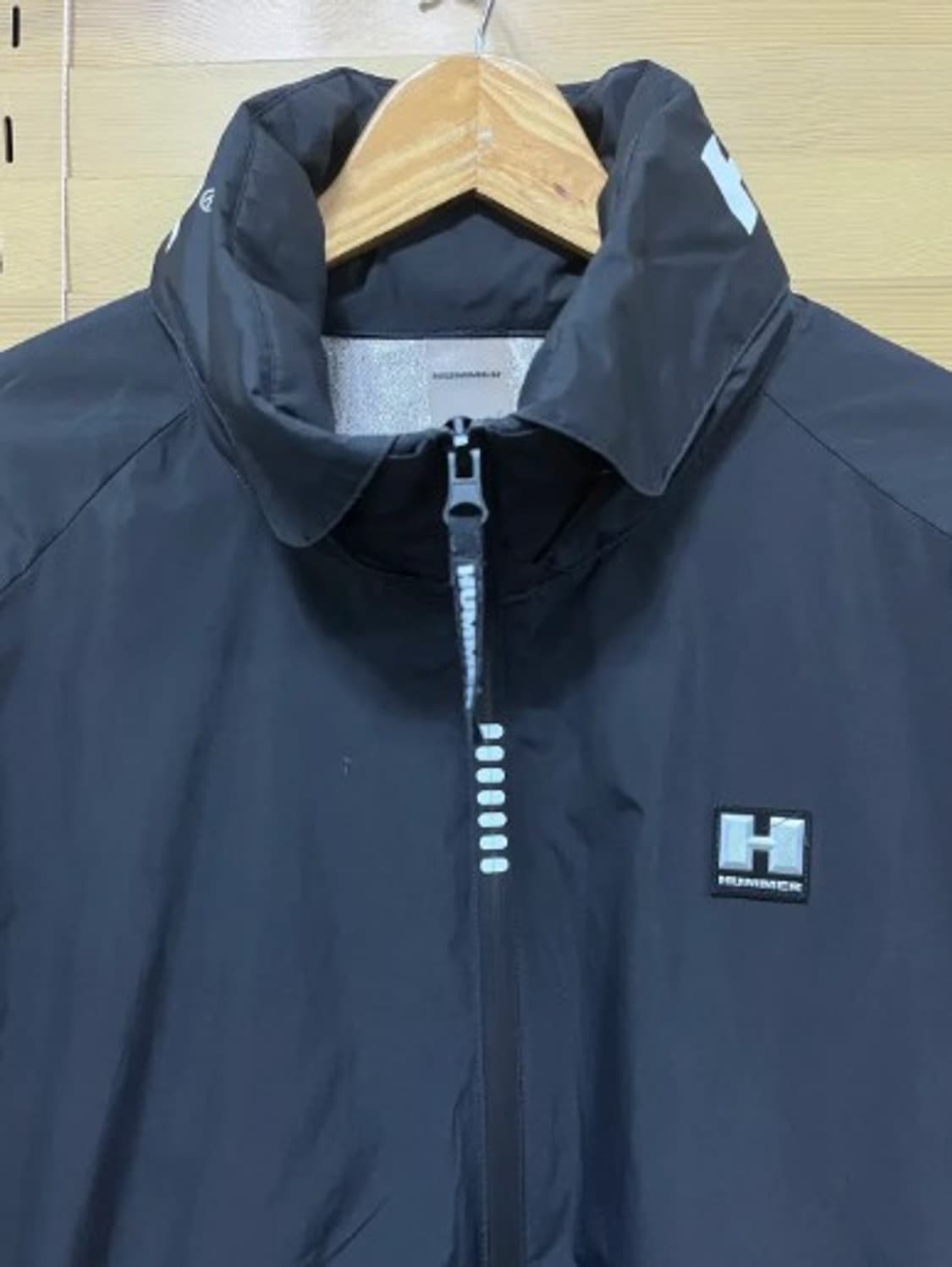 Hummer 남성 블랙바람막이점퍼 100(L)사이즈 상품이미지1