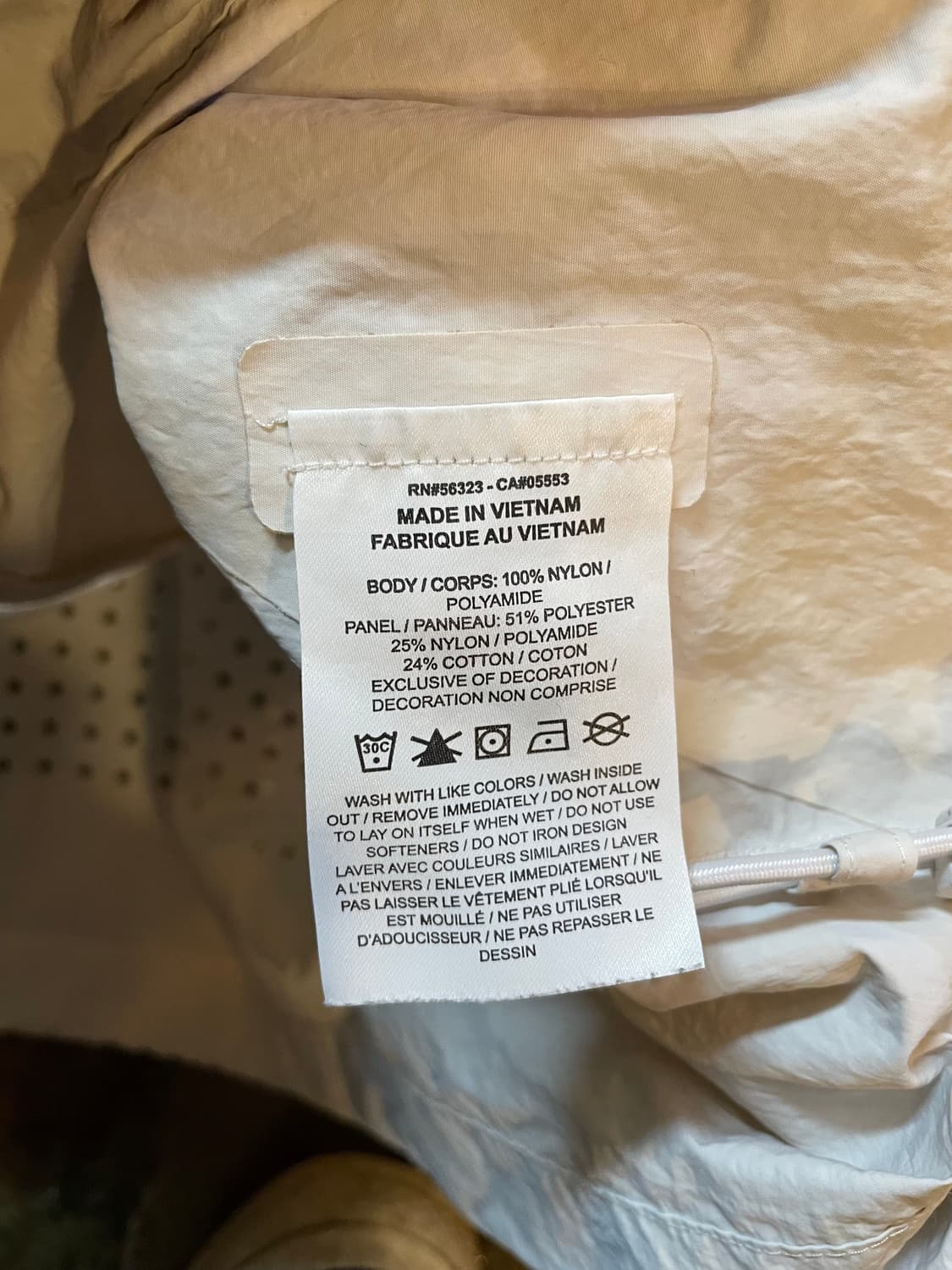 나이키 스우시 펀칭디테일 윈드브레이커 자켓 상품이미지6