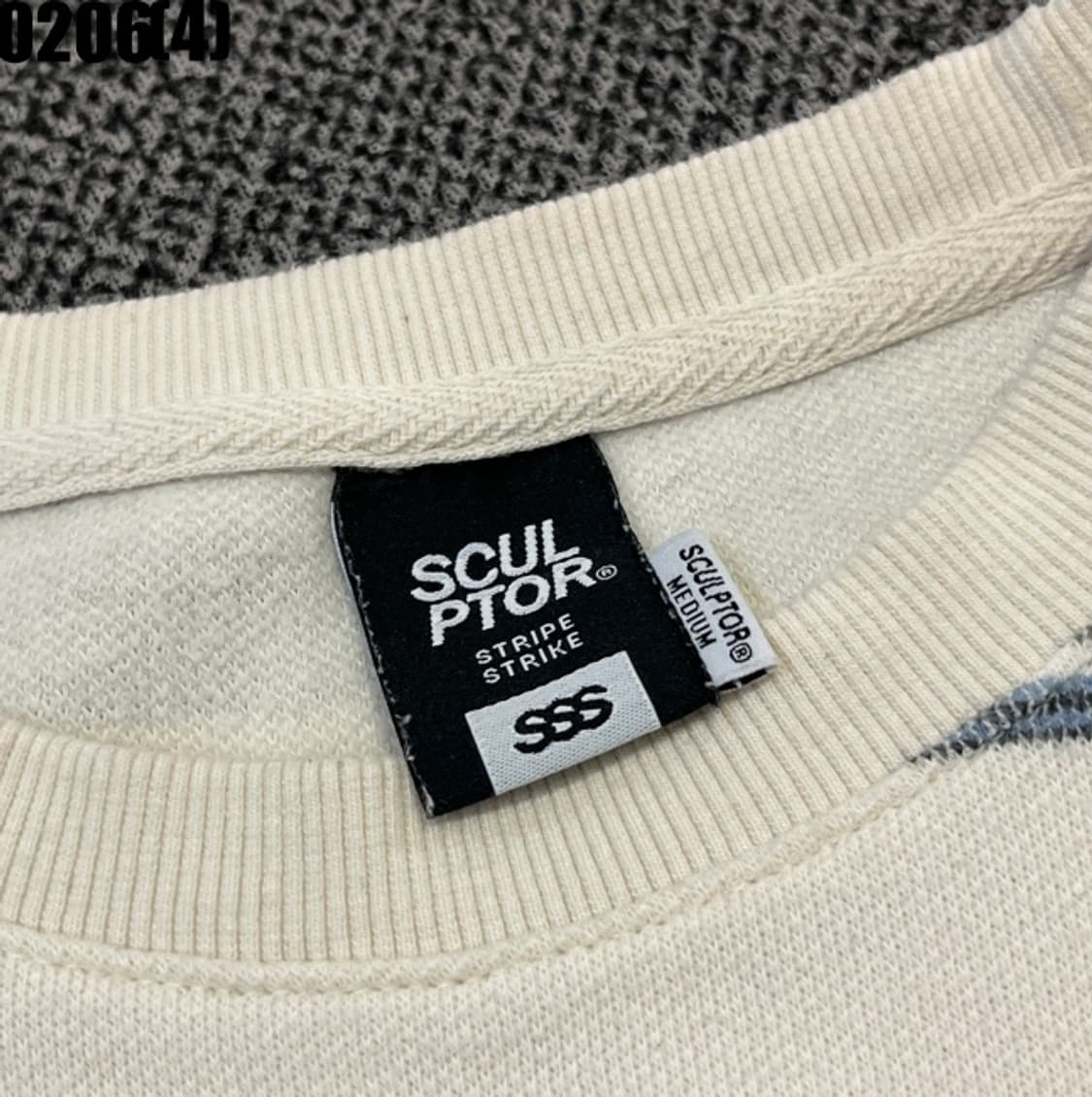 [M] SCULPTOR 스컬프터 스트라이프 맨투맨 티셔츠 0206(4) 상품이미지4