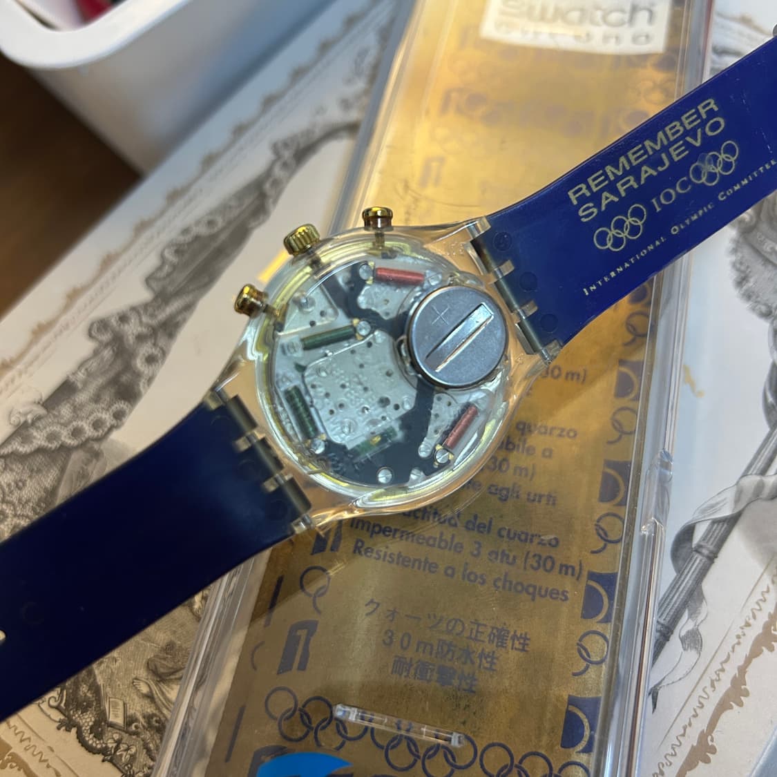 94년 발매) Swatch 스와치 올림픽 100주년 크로노그래프 빈티지 상품이미지6