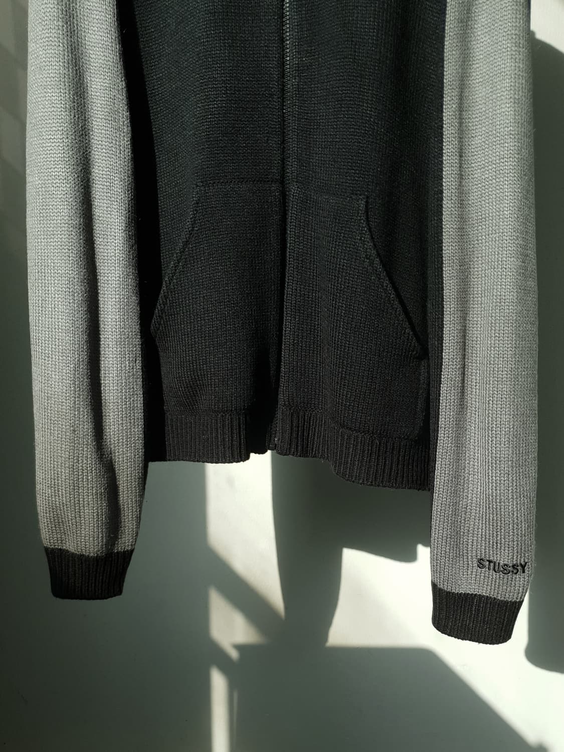 90s STUSSY Kint Hood Zip-up 상품이미지4