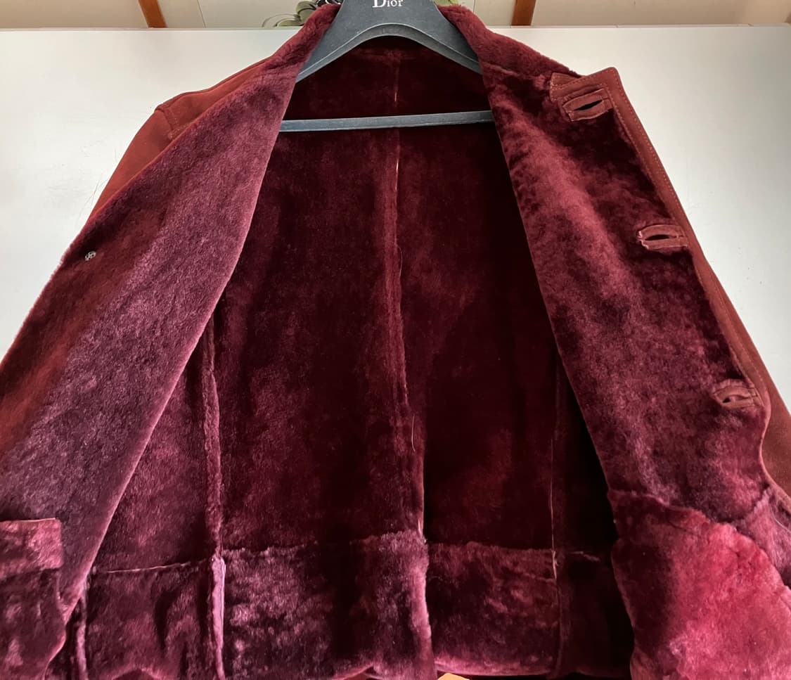 페라가모 무스탕 롱코트 상품이미지6