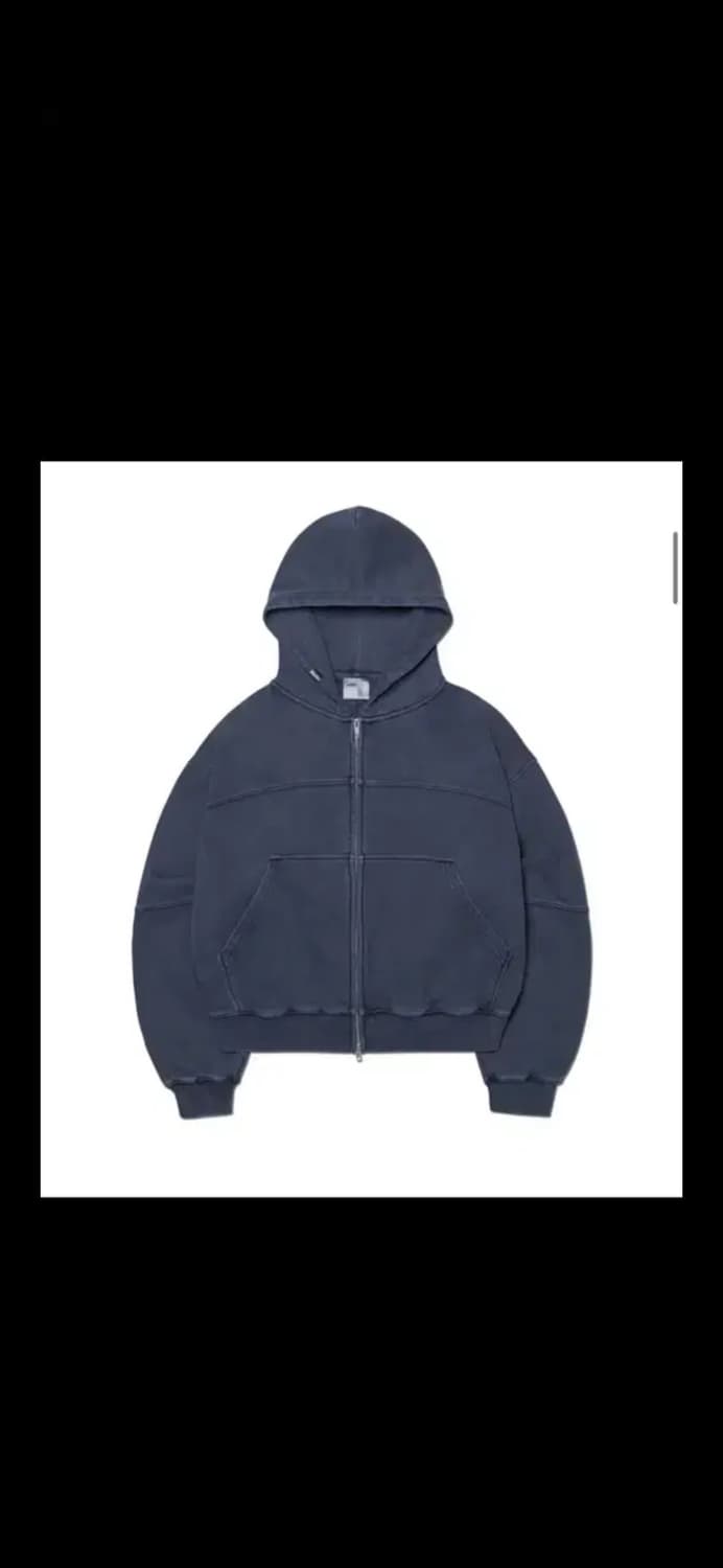 노매뉴얼 피그먼트 후드집업 상품이미지3