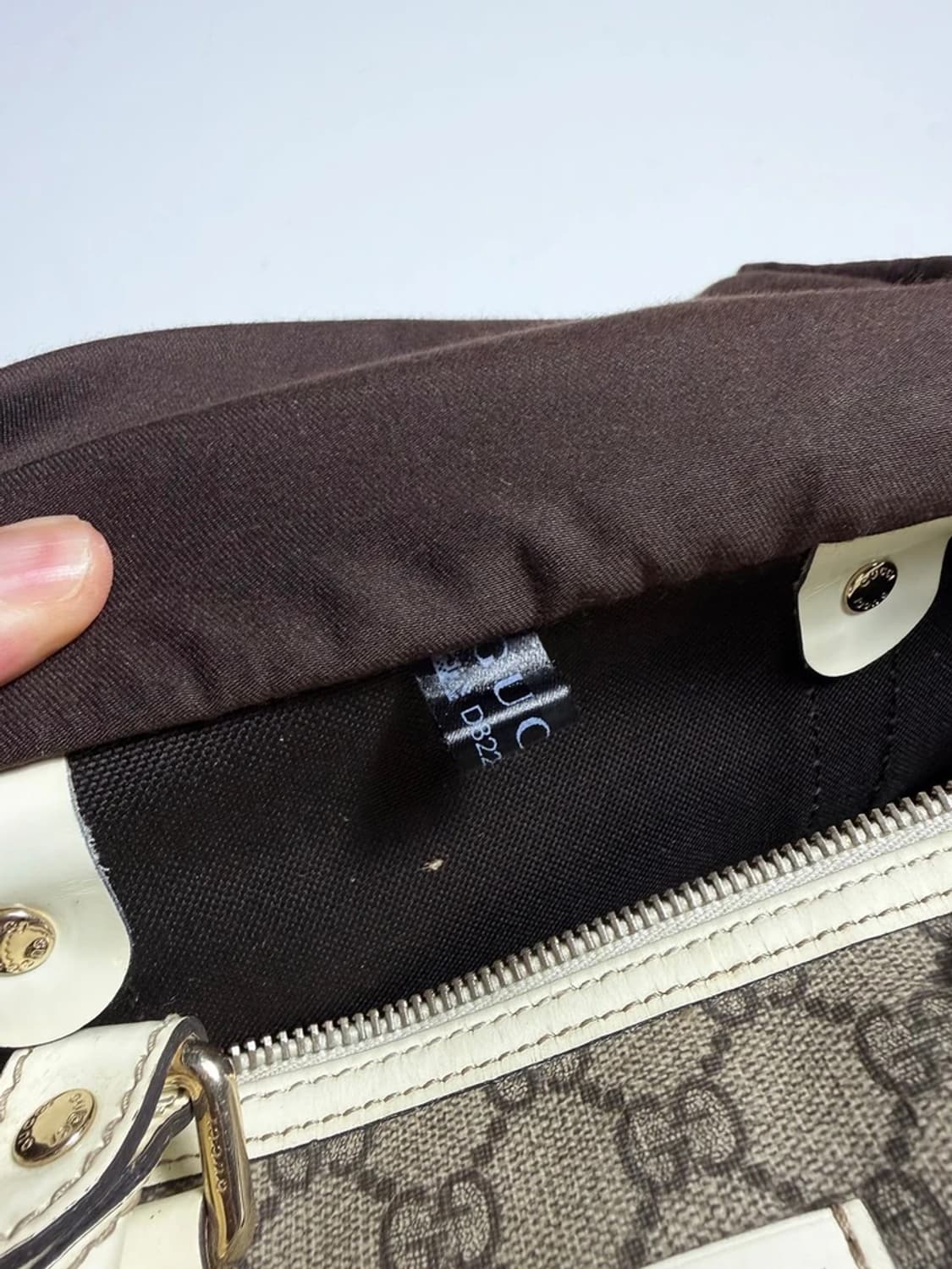 구찌 GUCCI 레더 트리밍 조이 보스턴 토트백 PR2265 상품이미지10
