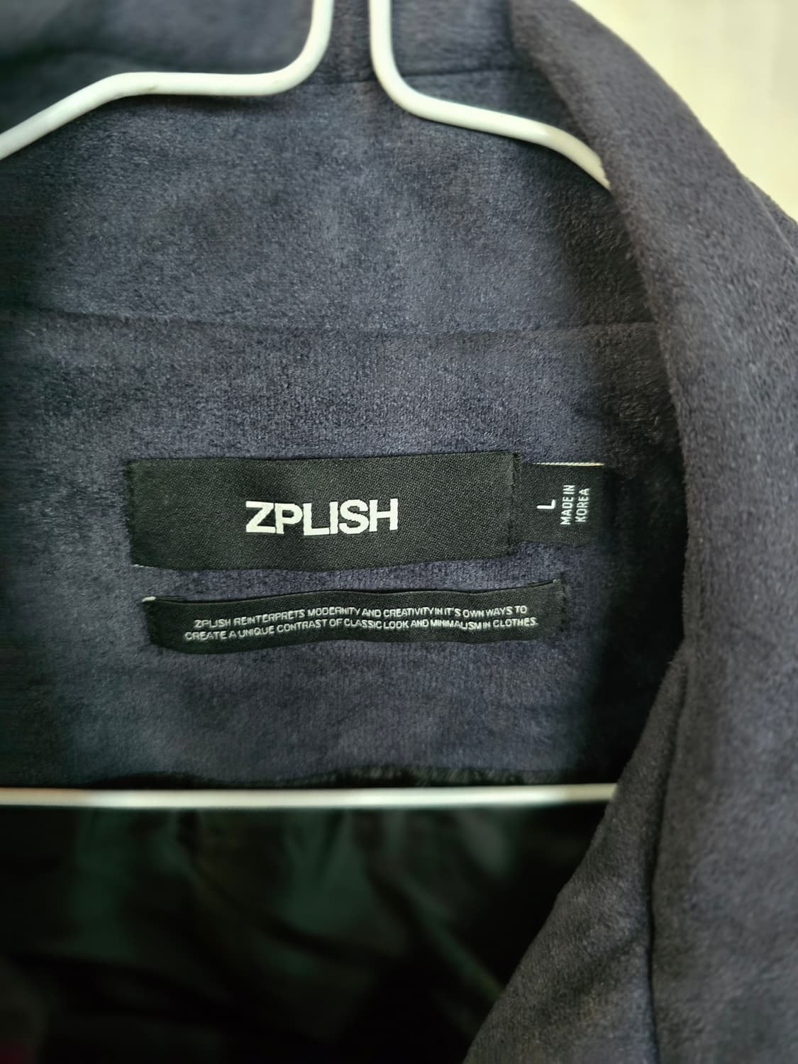 ZPLISH 스웨이드 블루종 자켓 상품이미지4