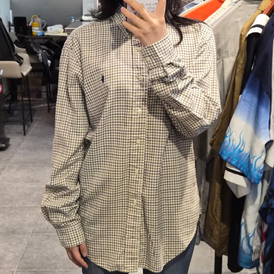[NO.9] 폴로 빈티지 삼색 체크셔츠 상품이미지2