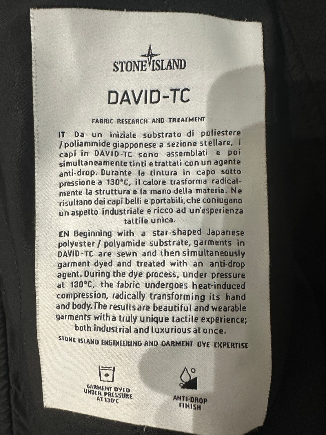 스톤아일랜드 다비드 TC 코트 상품이미지5