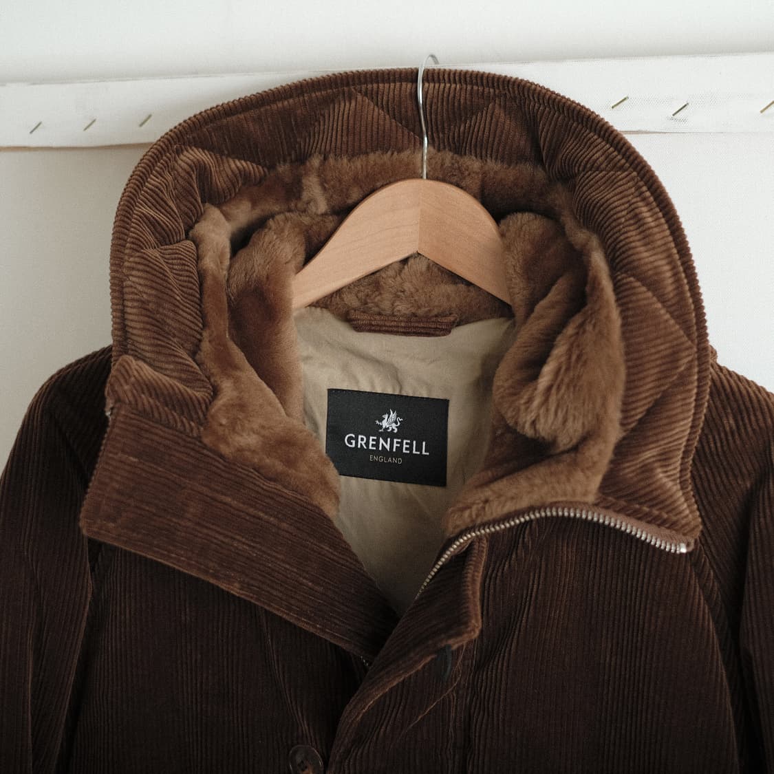 그렌펠 래브라도 코듀로이 파카 42(105~)사이즈 브라운 상품이미지6