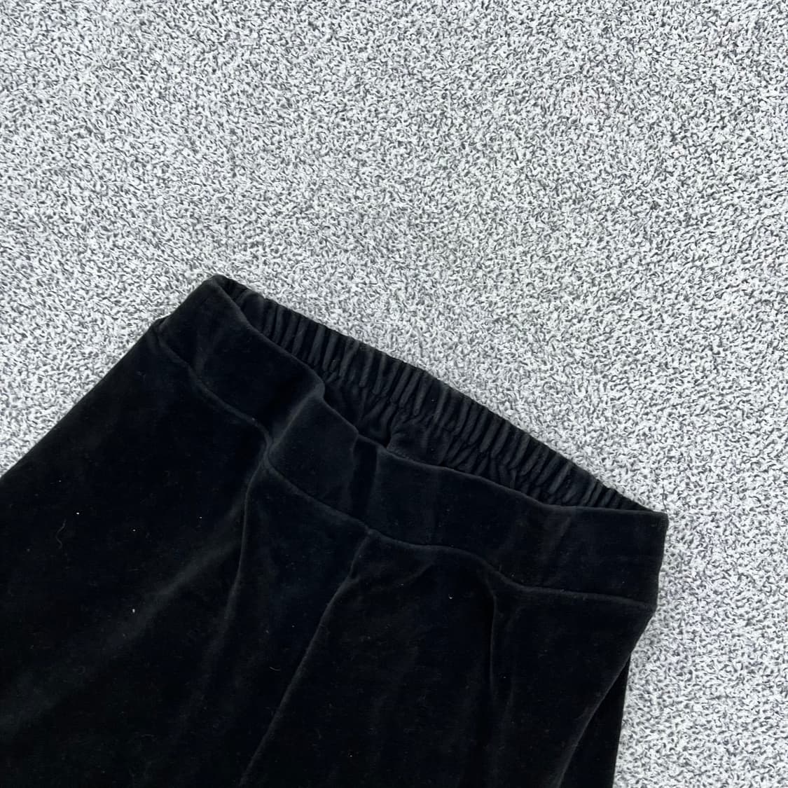 실측확인 빈티지 여성 벨벳 바지 0327M 상품이미지2