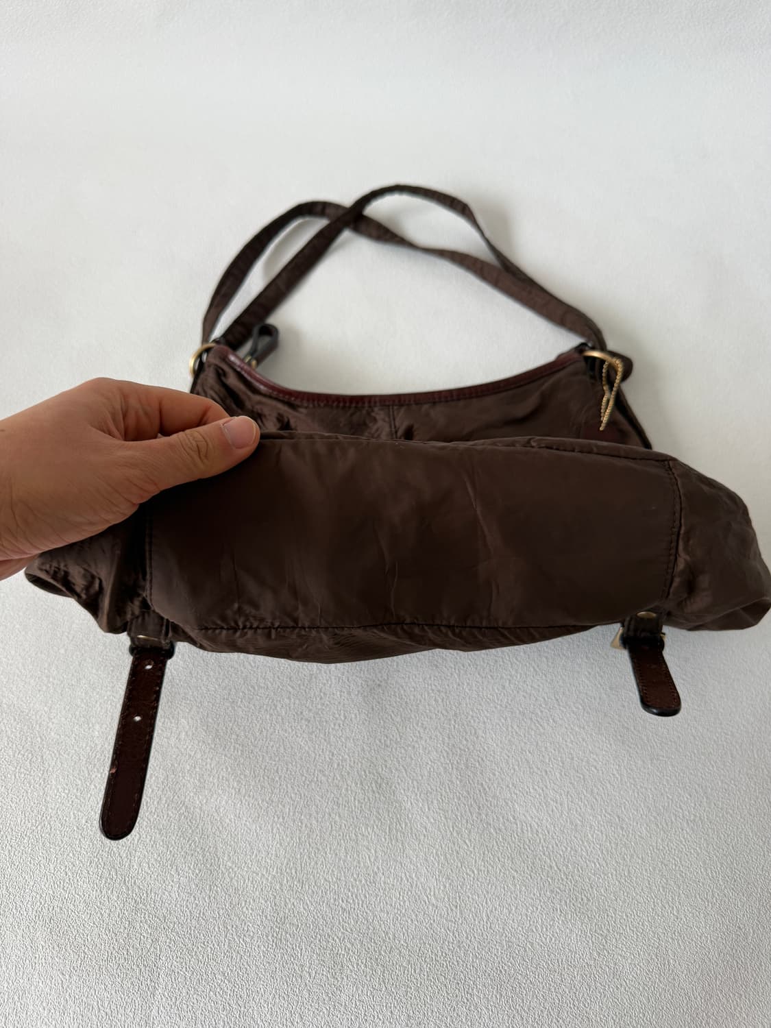 Pre owned 나일론&레더 숄더백(백팩 변형 가능) 상품이미지8