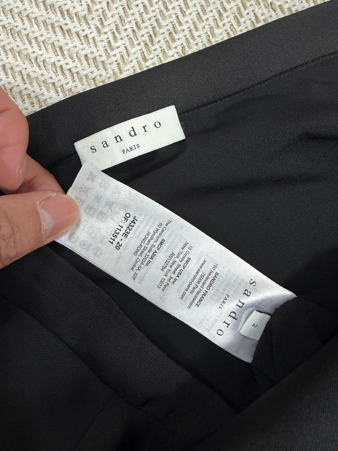 정품) 산드로 여성 꽃무늬 패턴 롱 스커트 2 상품이미지7