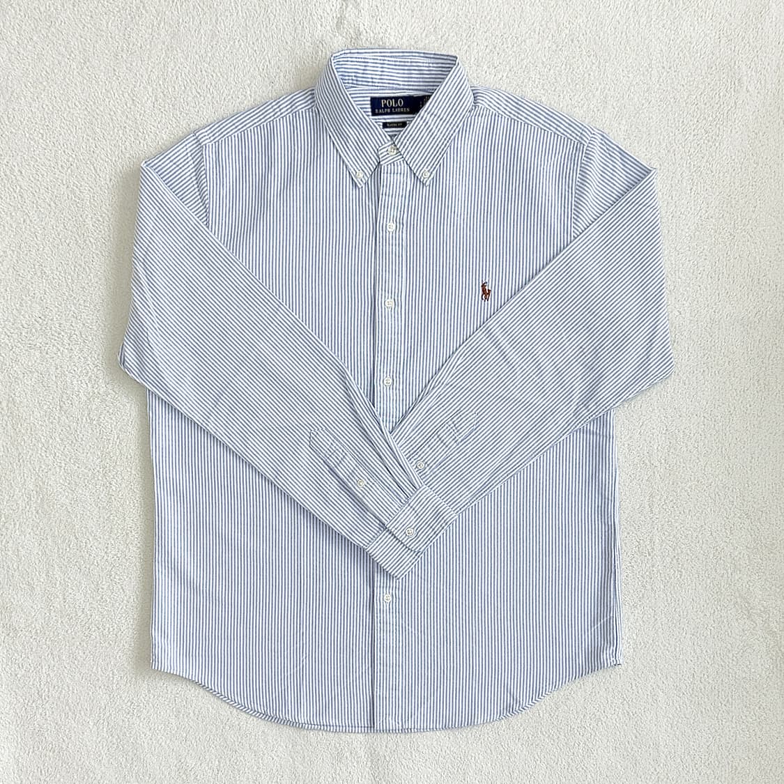 폴로랄프로렌 옥스포드 스트라이프 서츠 블루 상품이미지1