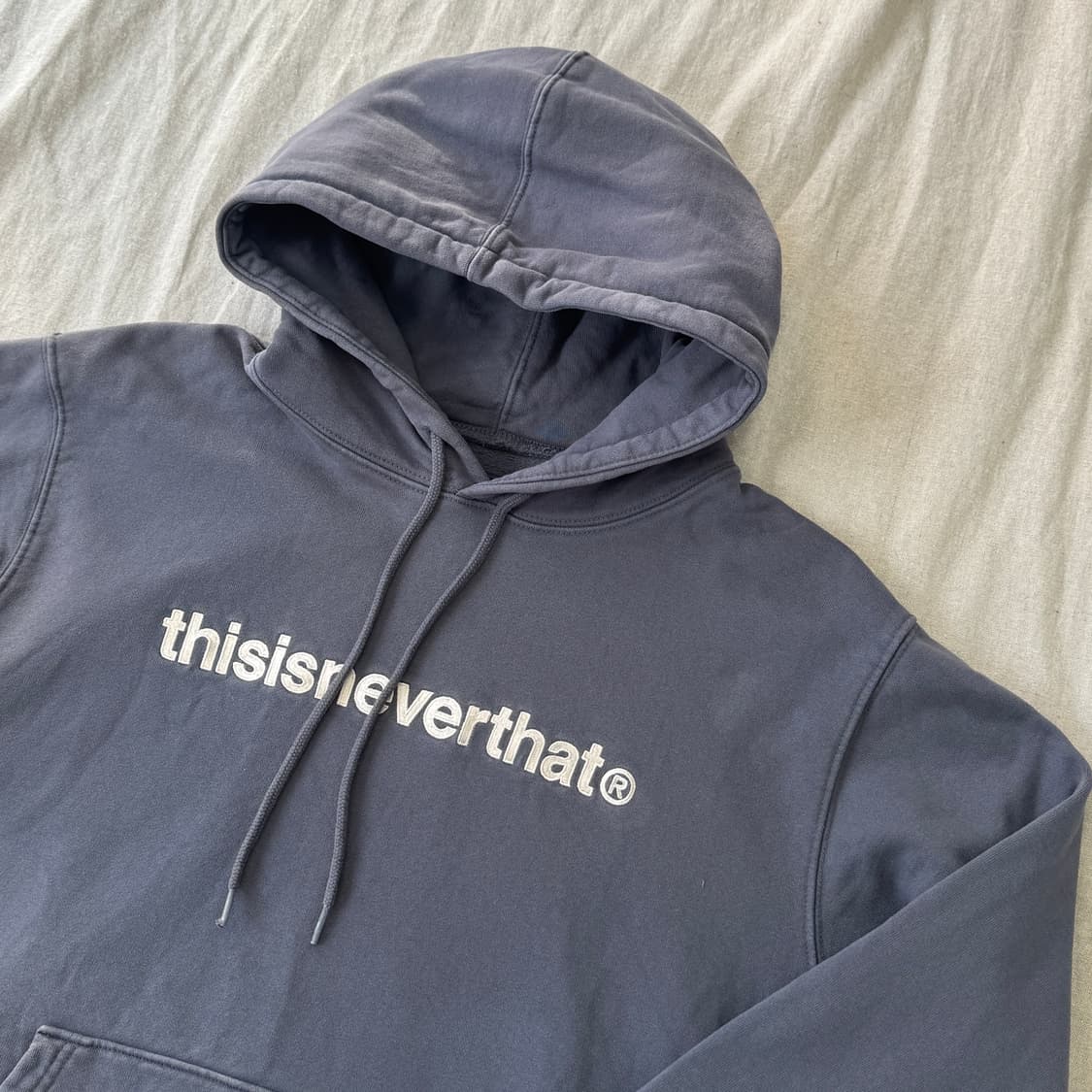 디스이즈네버댓 차콜 그레이 후드 M 상품이미지2