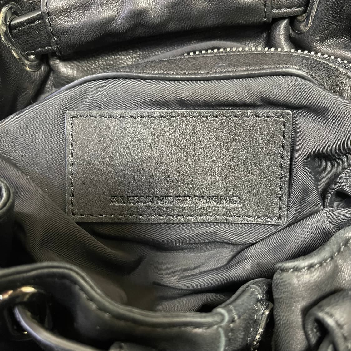 [OS] Alexander Wang 빅 블랙 레더 백팩 상품이미지6