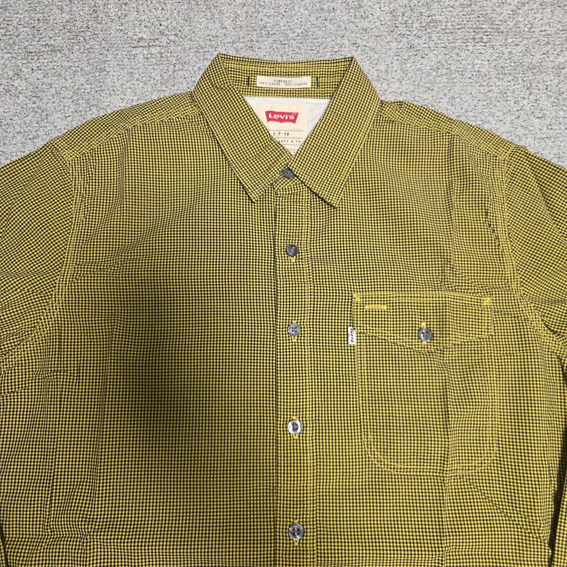 Levi's 포켓 체크 셔츠 M-슬림L(95-100) 상품이미지2