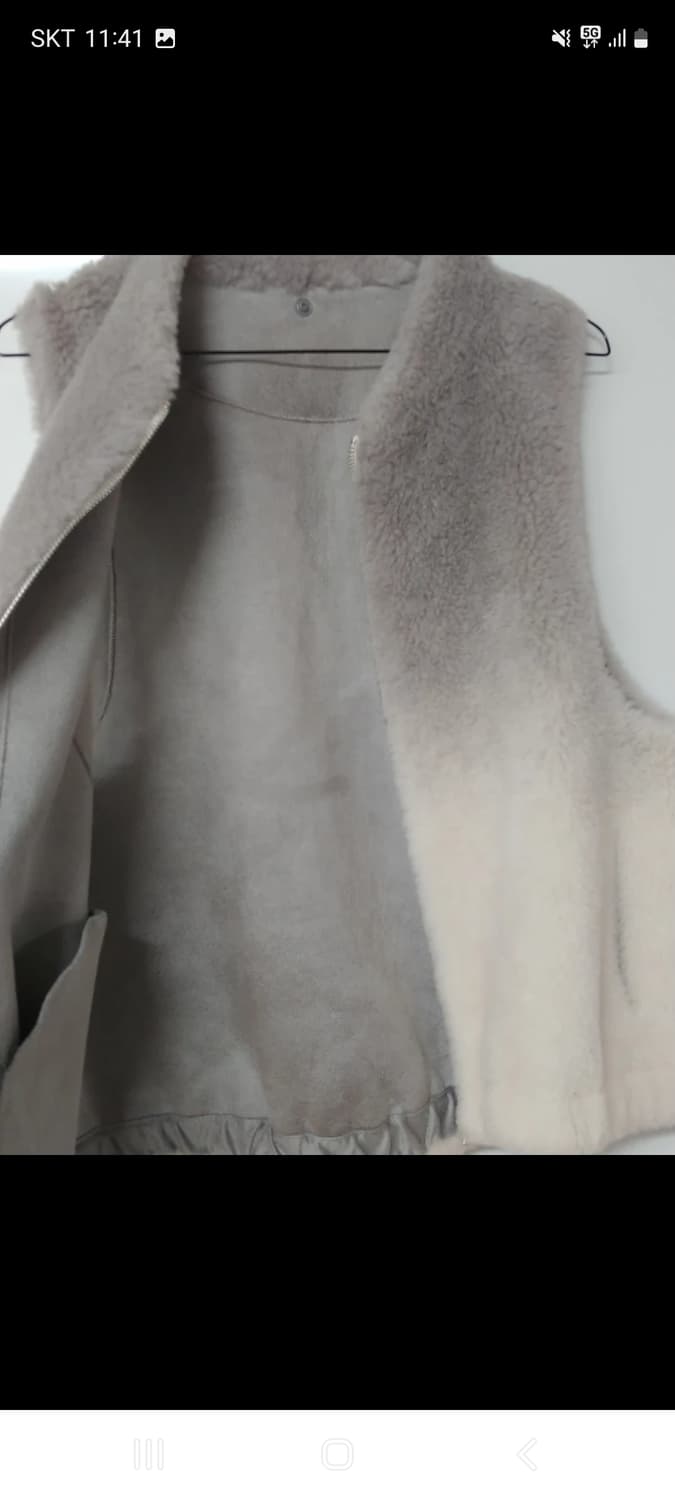 그라데이션 양털 조끼 상품이미지7