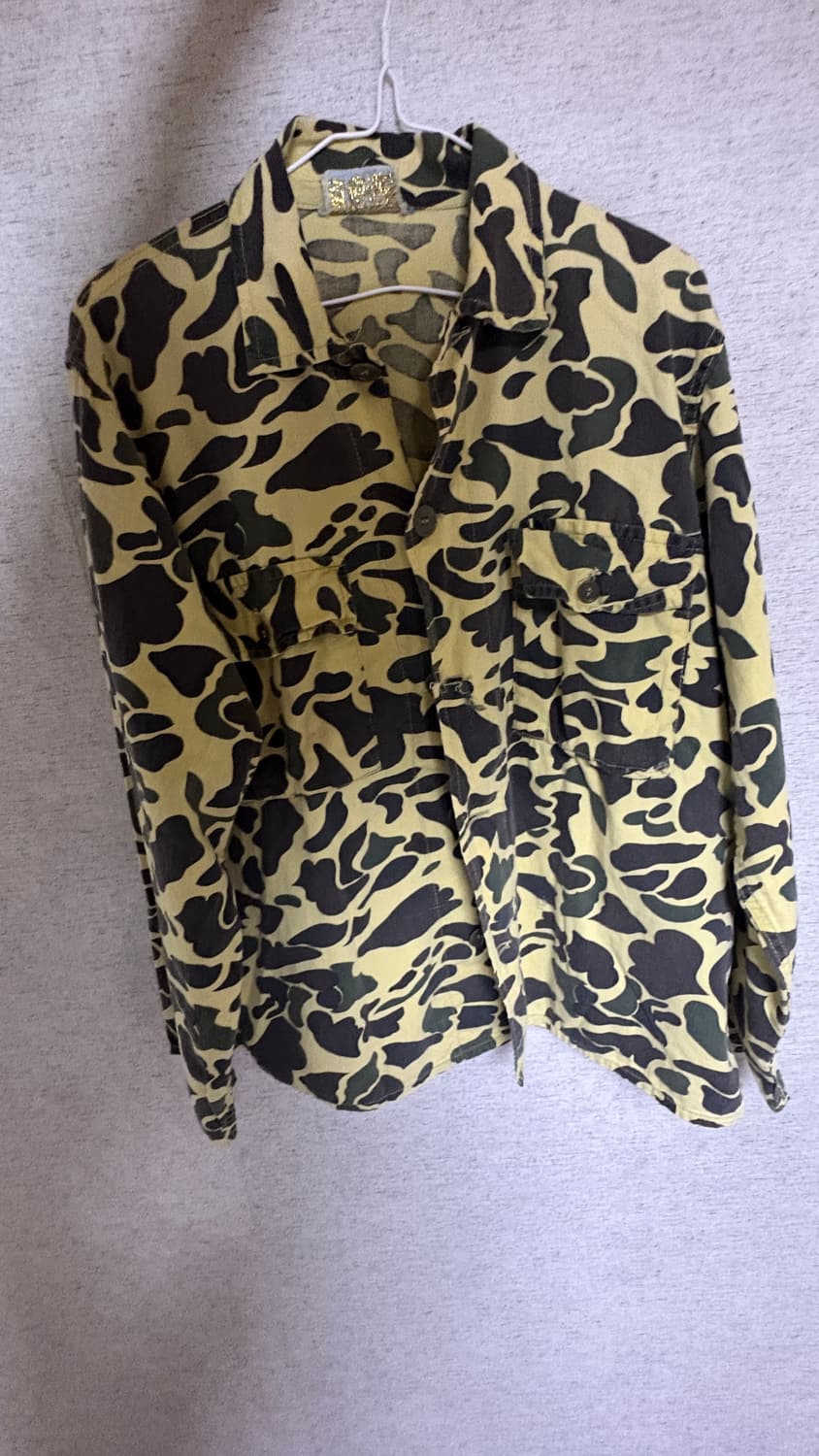 빈티지 카모셔츠 상품이미지1