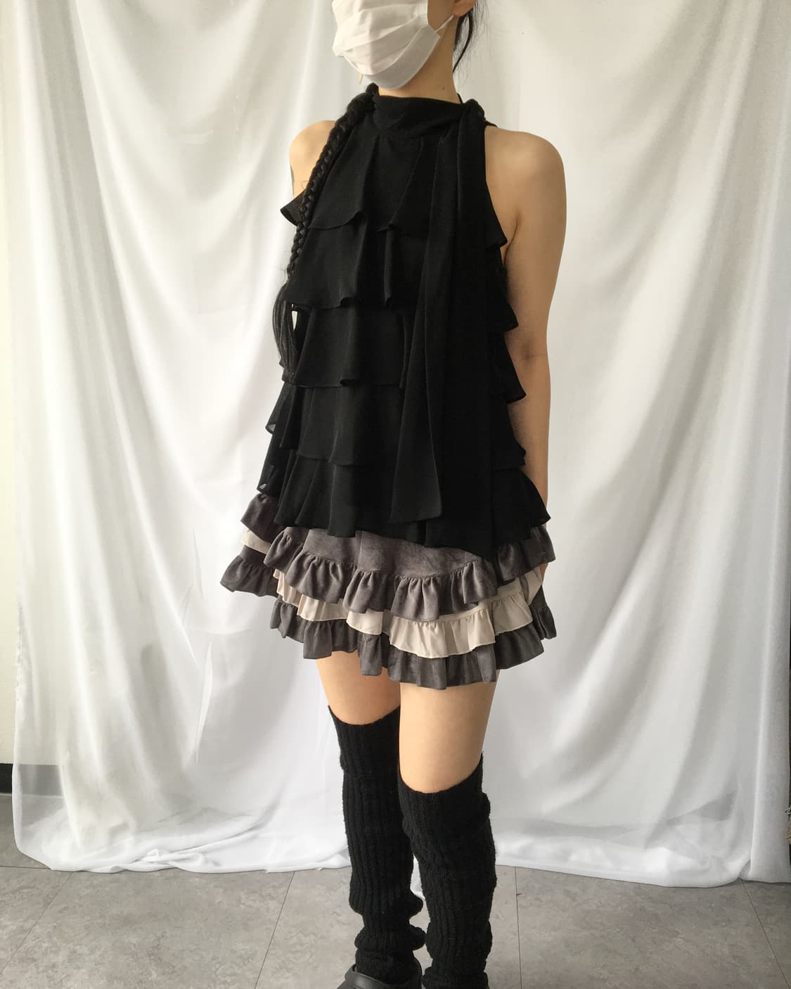 Layer velvet short 상품이미지5