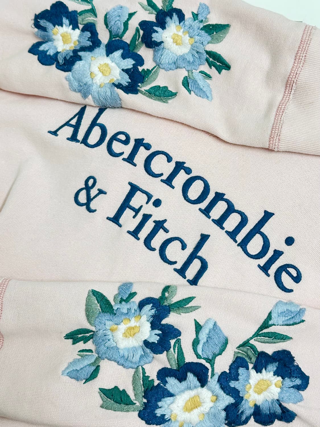 아베크롬비 플라워 자수 빈티지 후드티 상품이미지1