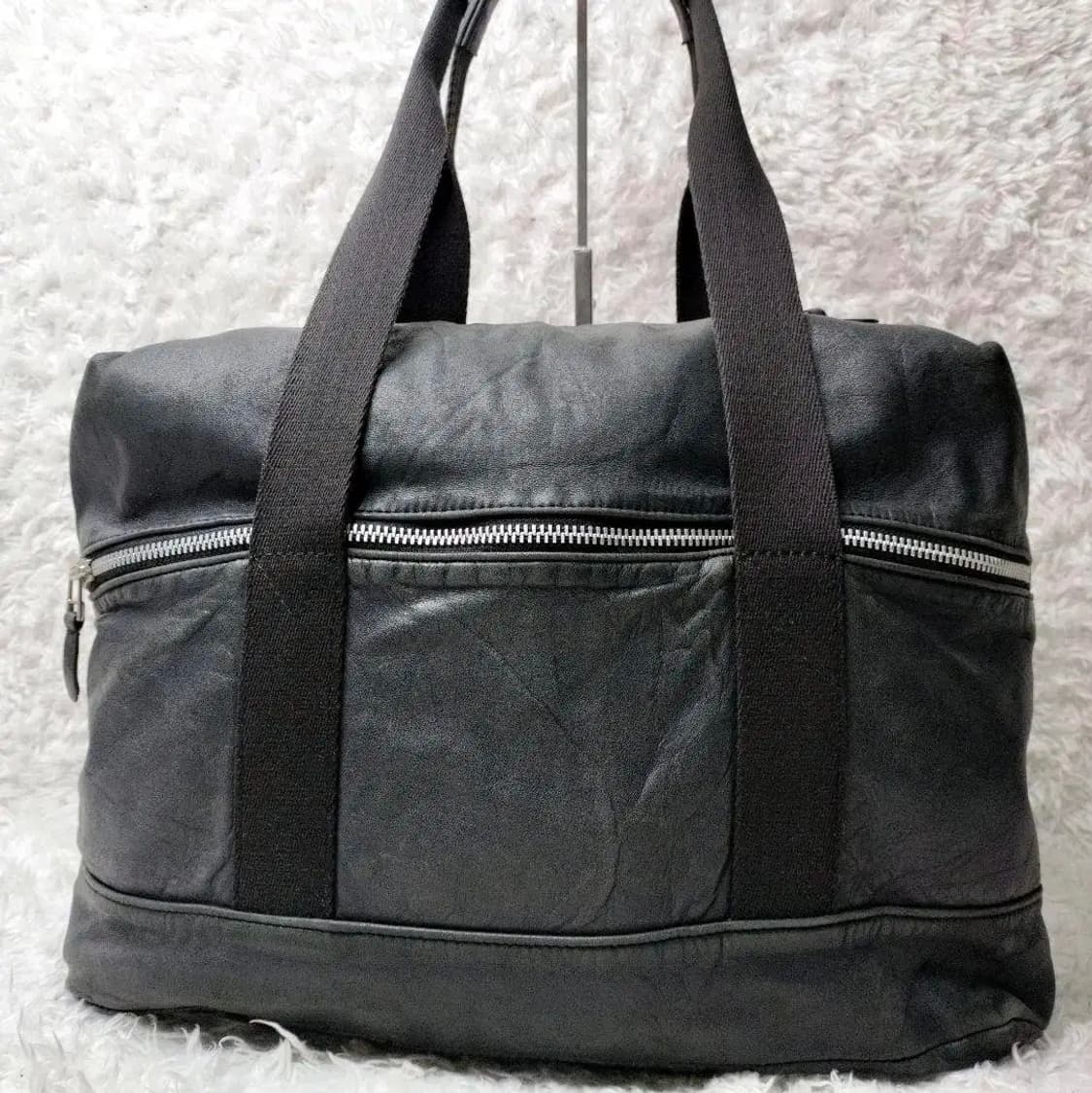 요지 야마모토 소가죽 투웨이 보스톤백 상품이미지1