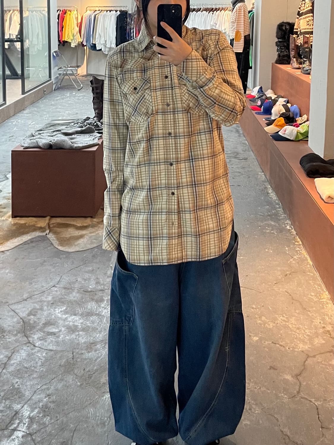 디젤 체크 셔츠 H652 상품이미지1