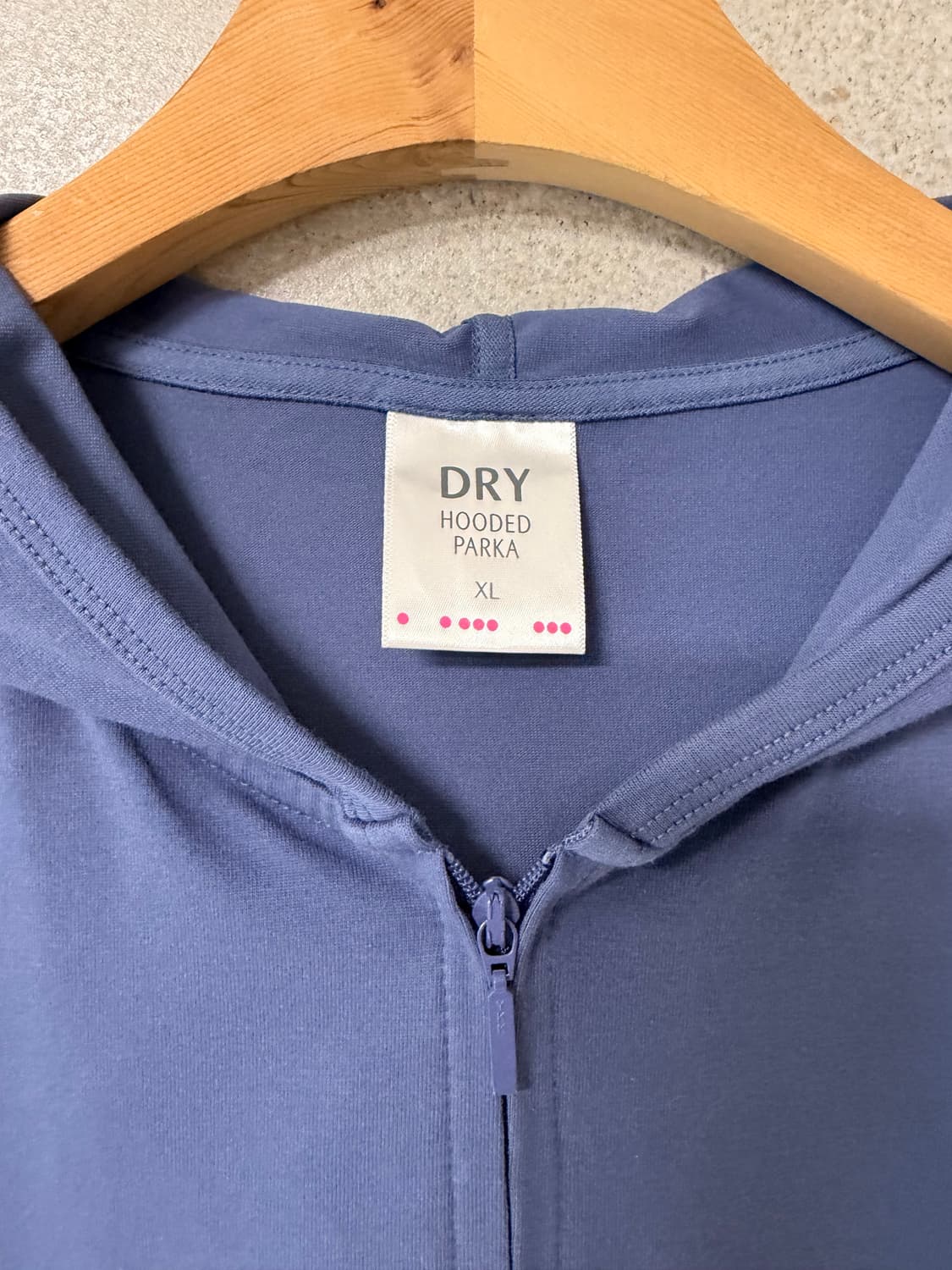 유니클로 DRY 반팔 후드 집업 XL 여성 운동복 모리룩 상품이미지3