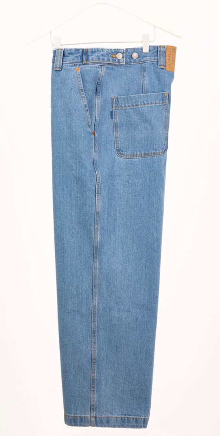 [도큐먼트]DENIM PAINTER PANTS(LIGHT INDIGO) 상품이미지6