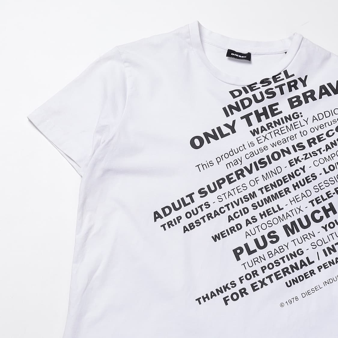Diesel 프린팅 하프 티셔츠 상품이미지2