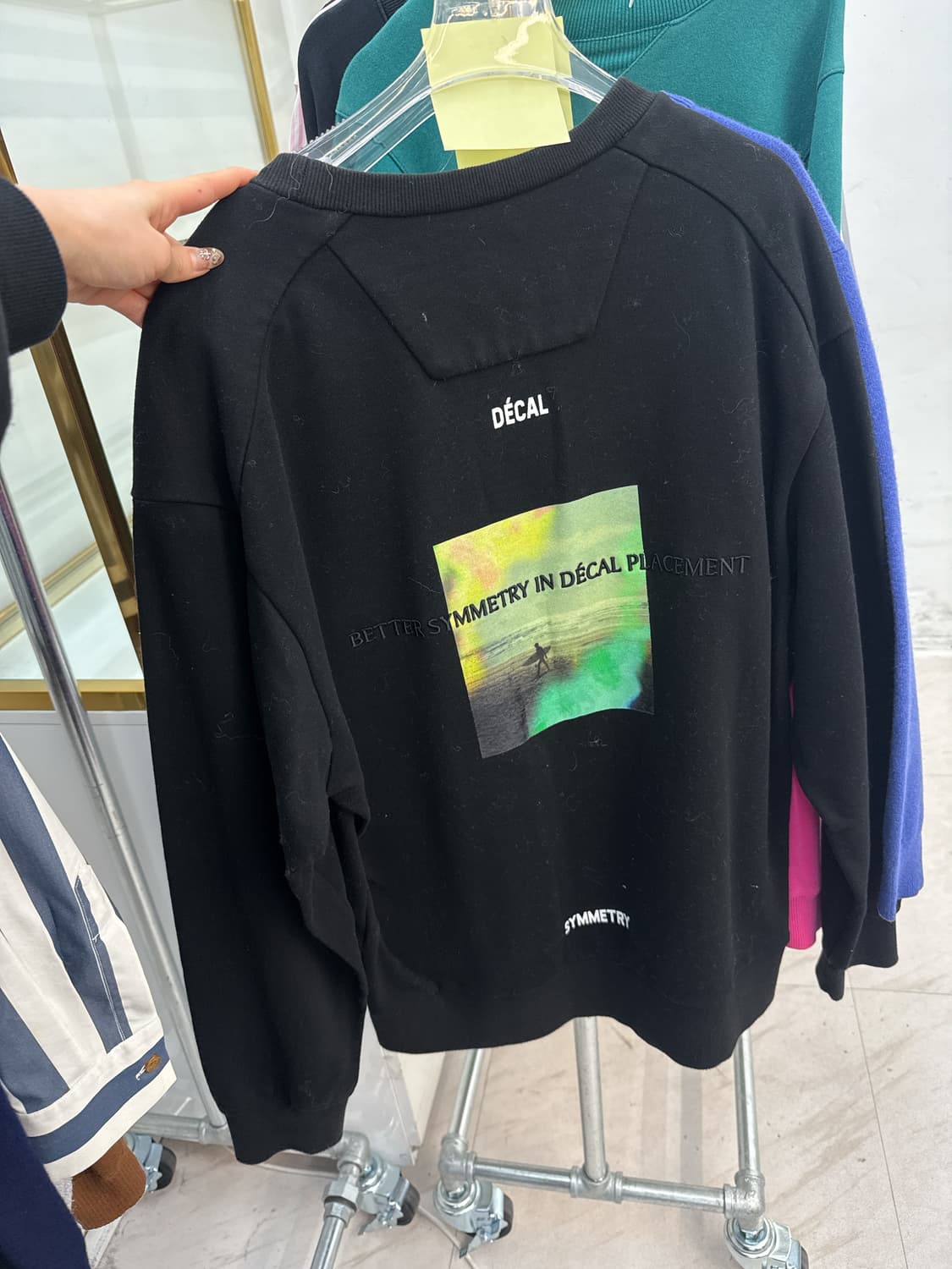 [정품] 준지(Juun.J) SYMMETRY 자수 맨투맨 (아엘구매) 상품이미지2