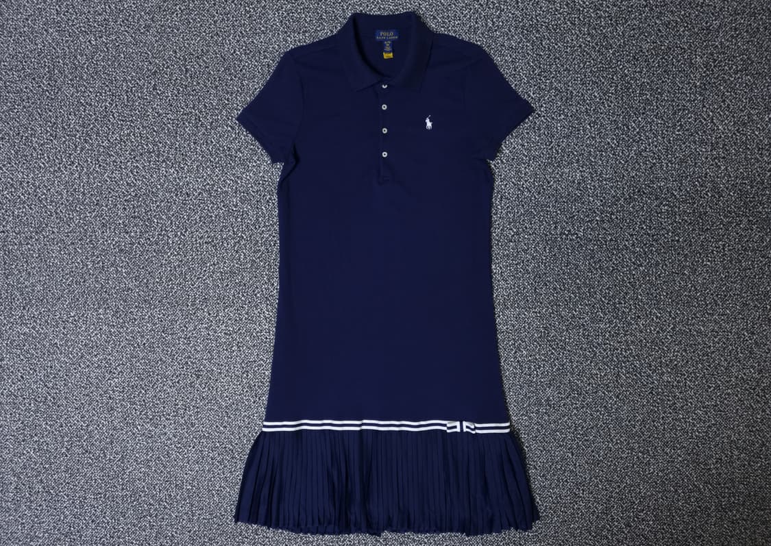 [무료배송][160]폴로 키즈 피케 플리츠 원피스 상품이미지1