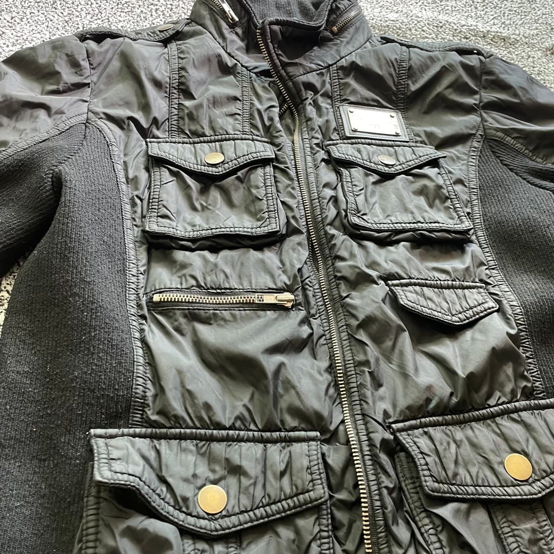 07‘AW 돌체 앤 가바나 멀티지퍼 램스킨 자켓 상품이미지4