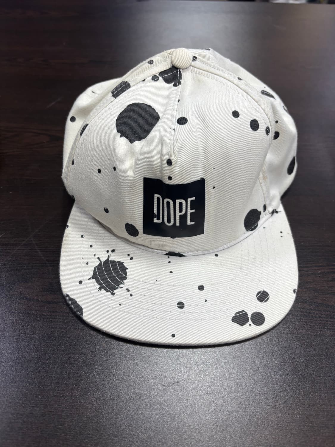 Dope 블랙 화이트 스냅백 상품이미지4