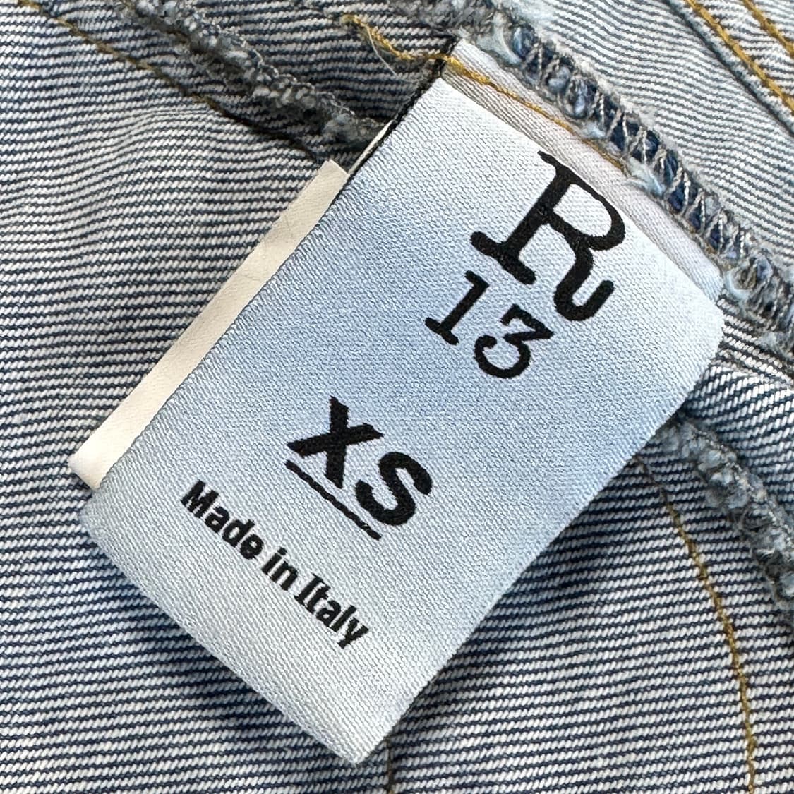 알써틴 R13 데님 트러커 자켓 상품이미지5