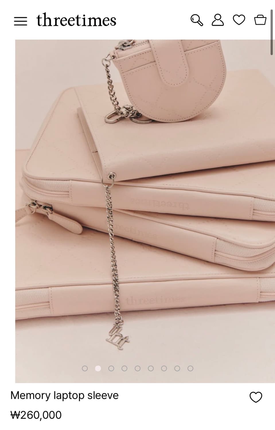 쓰리타임즈 메모리 laptop 슬리브리스 상품이미지1