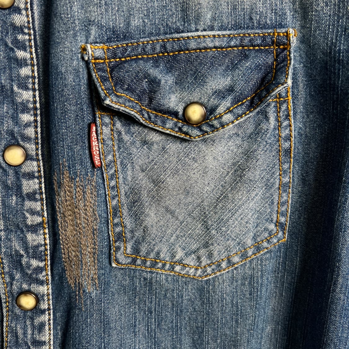 Jackrose 잭로즈 웨스턴 데님 셔츠  상품이미지8