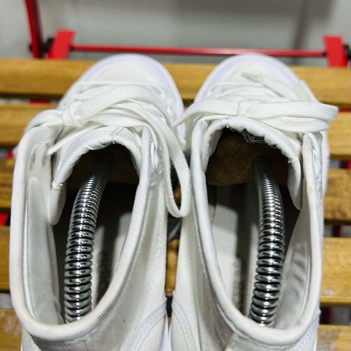 230) 아디다스 운동화 여성 여자 신발 니짜 트렉 화이트 상품이미지5