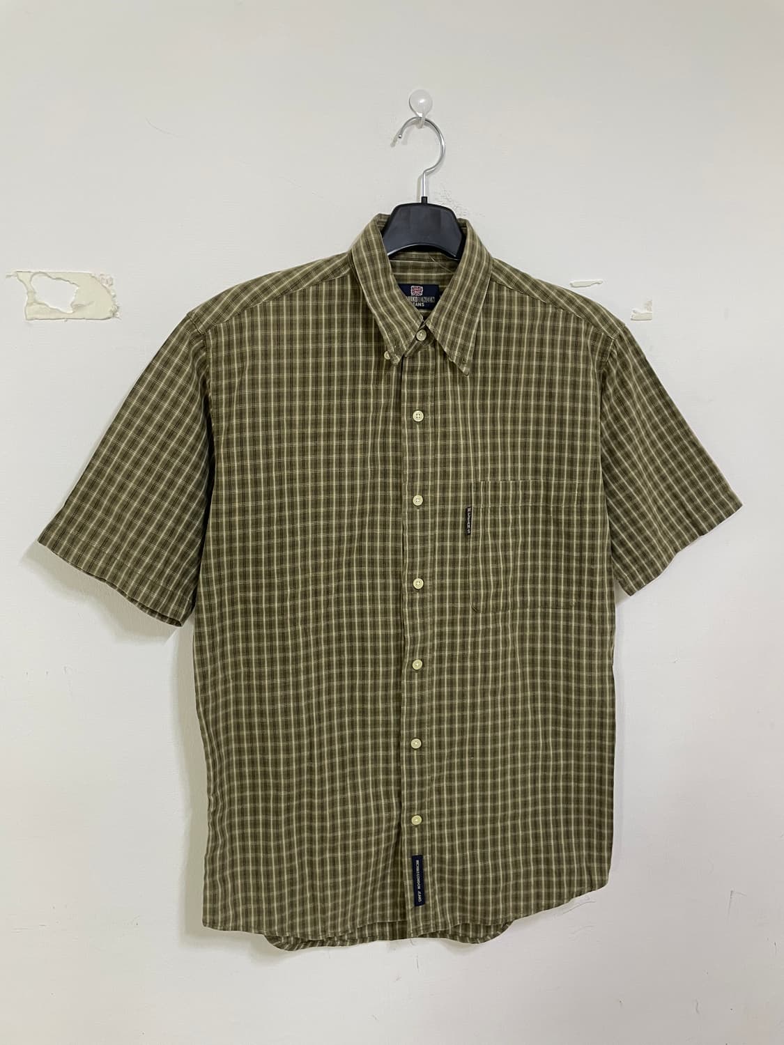 미치코 런던 체크 반팔 셔츠 상품이미지1