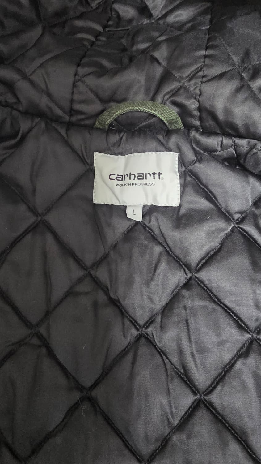 칼하트 WIP OG 액티브 자켓 올리브 스톤 캔버스 L 상품이미지3