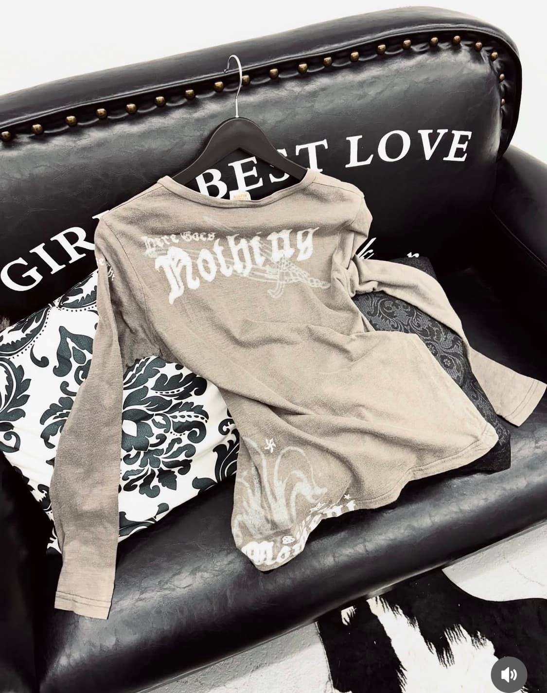 처분가 세일 큐빈티지 펑크 탑 팬츠 세트 shop502 와이즈걸 파우닝 상품이미지1