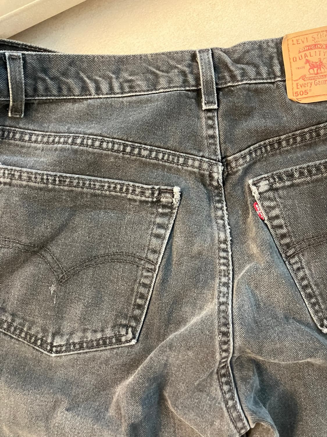 90s Levi’s black 505 (USA) 상품이미지5